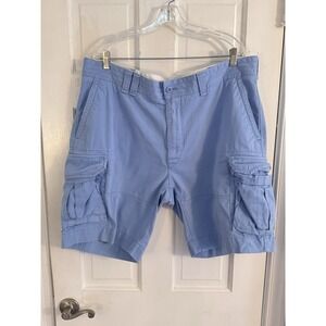 Classic Polo Ralph Lauren‎ Cargo Shorts Mens Sz 42L Blue Preppy Travel Casual